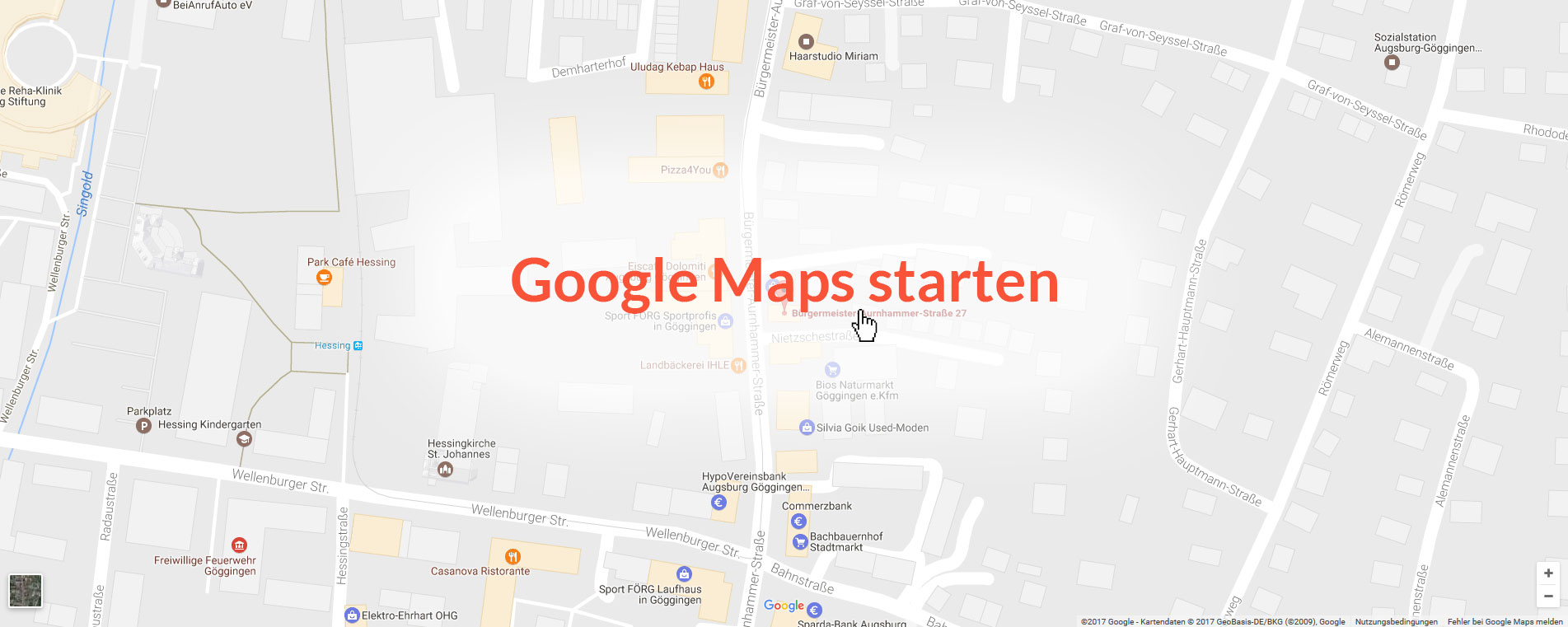 Starten Sie Google Maps mit einem Klick